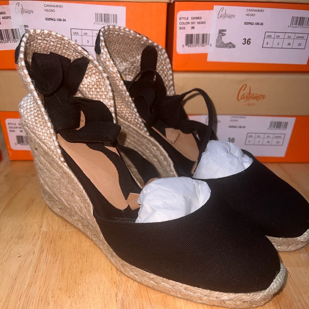 Castaner Women's Carina Espadrille
Wedge Sandals BNIB